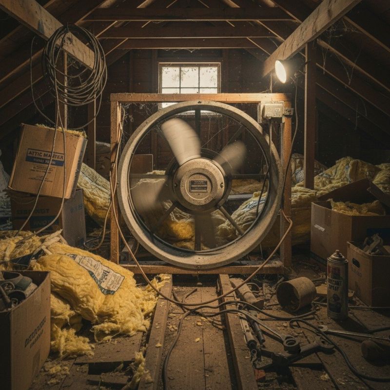 Attic Exhaust Fan Repair in Alpharetta, GA