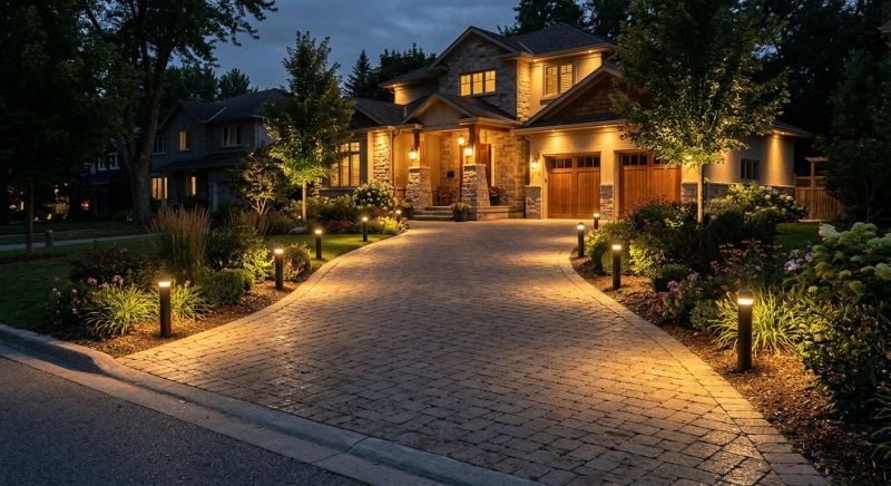Driveway Lighting Installation in Alpharetta, GA