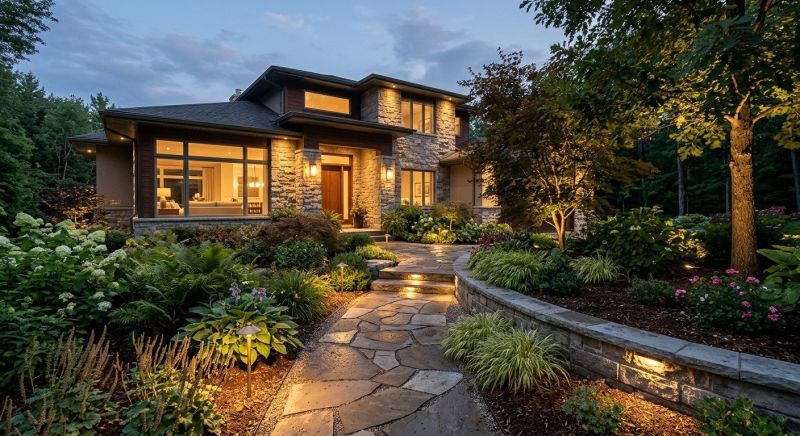 Courtyard Light Installation in Kansas City, KS