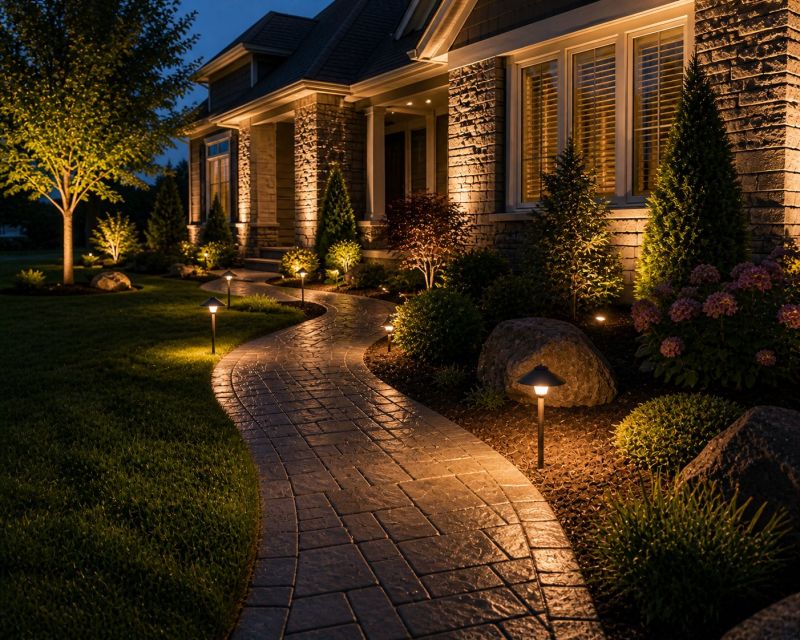 Courtyard Light Installation in Alpharetta, GA