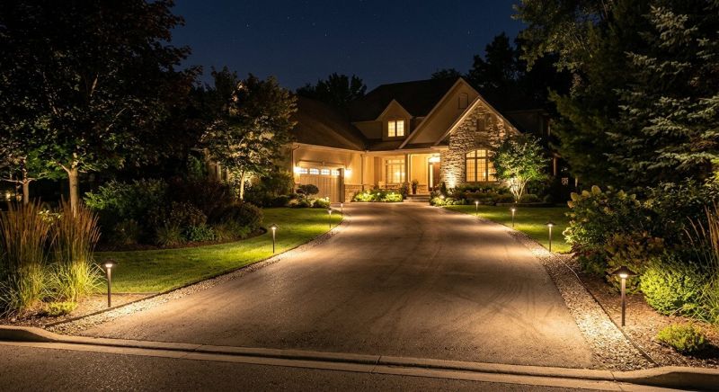 Driveway Lighting Installation in Alpharetta, GA