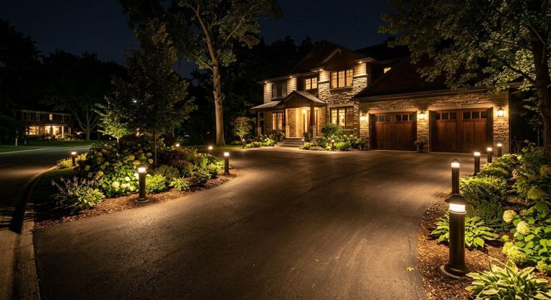 Driveway Lighting Installation in Alpharetta, GA