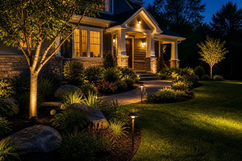 Garden Lighting Installation in Kansas City, KS