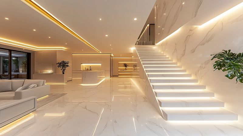 Stair Lights Installation in Alpharetta, GA